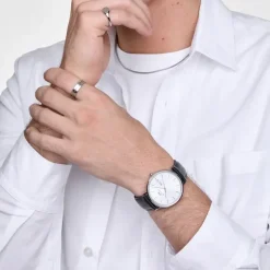 Daniel Wellington ure Daniel Wellington Classic Day Date 40mm DW00100832 | Herreure Med Rem | Herreure I Stål