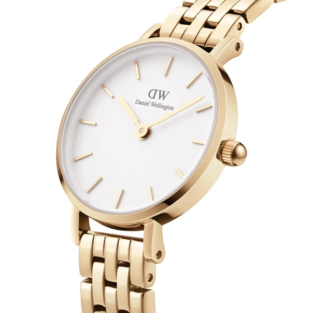 Daniel Wellington ure Daniel Wellington Classic Petite 28mm Evergold DW00100614 | Dame Dameure Med Lænke | Dameure I Gulddouble