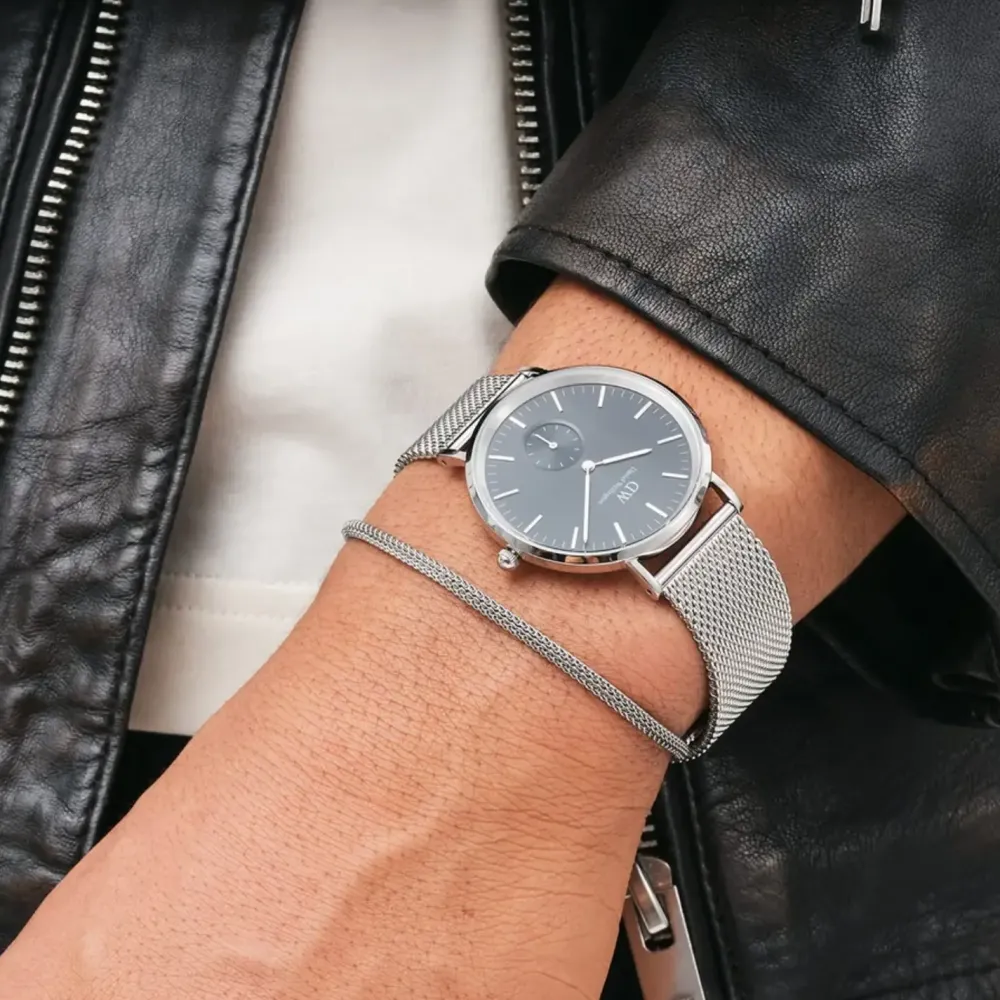 Daniel Wellington ure Daniel Wellington Classic Multi-Eye 40mm DW00100711 | Herreure Med Lænke | Herreure I Stål
