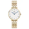 Daniel Wellington ure Daniel Wellington Petite Roman 28mm DW00100682 | Dame Dameure Med Lænke | Dameure I Gulddouble