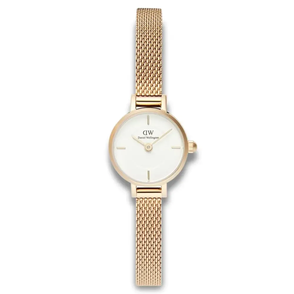 Daniel Wellington ure Daniel Wellington Petite Mini Evergold DW00100745 | Dame Dameure Med Lænke | Dameure I Gulddouble