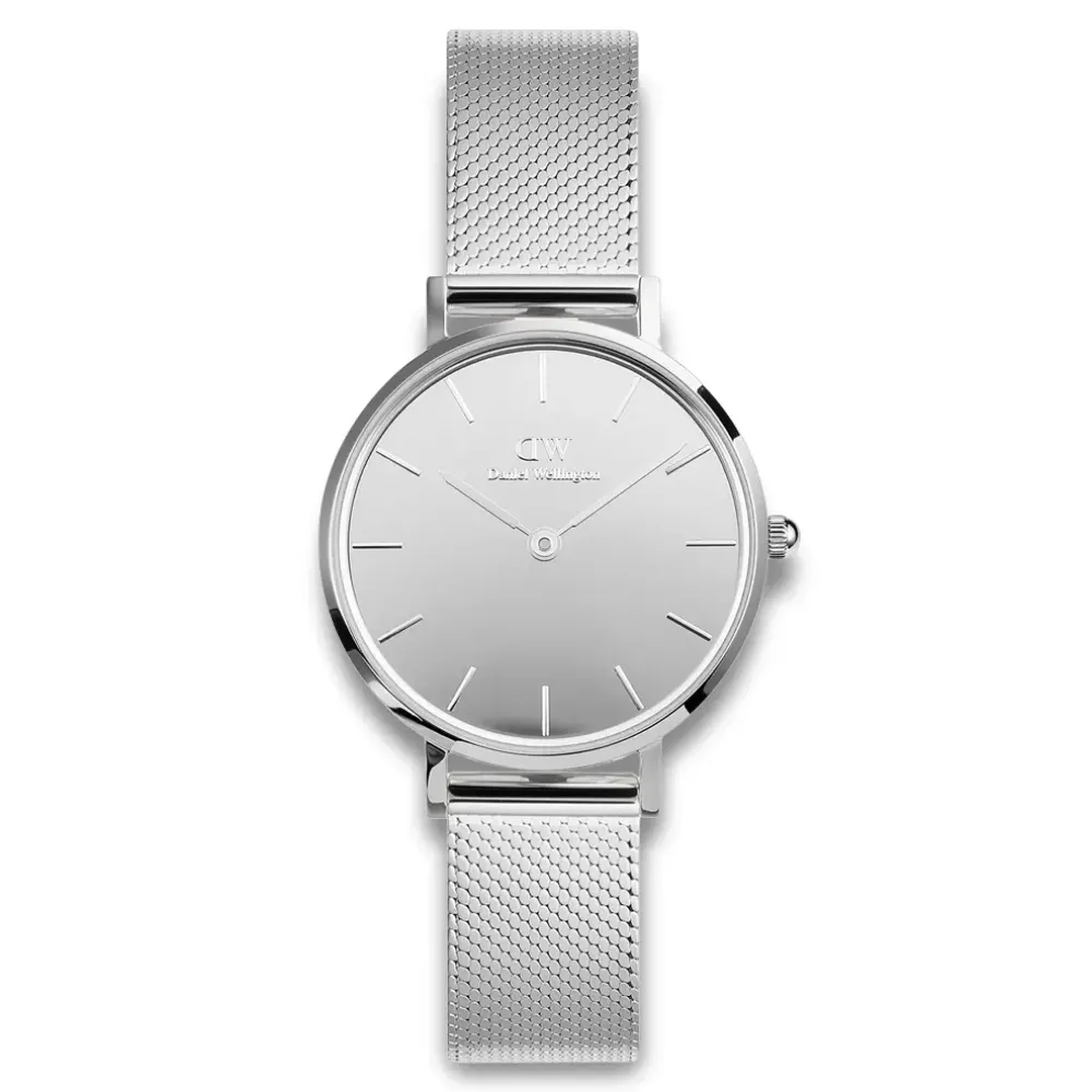 Daniel Wellington ure Daniel Wellington Petite Mirror 28mm DW00100796 | Dame Dameure Med Lænke | Dameure I Stål