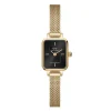 Daniel Wellington ure Daniel Wellington Quadro Mini Evergold DW00100652 | Dame Dameure Med Lænke | Dameure I Gulddouble
