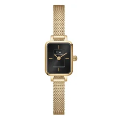 Daniel Wellington ure Daniel Wellington Quadro Mini Evergold DW00100652 | Dame Dameure Med Lænke | Dameure I Gulddouble