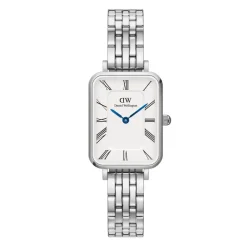 Daniel Wellington ure Daniel Wellington Quadro Roman 20mm DW00100691 | Dame Dameure Med Lænke | Dameure I Stål