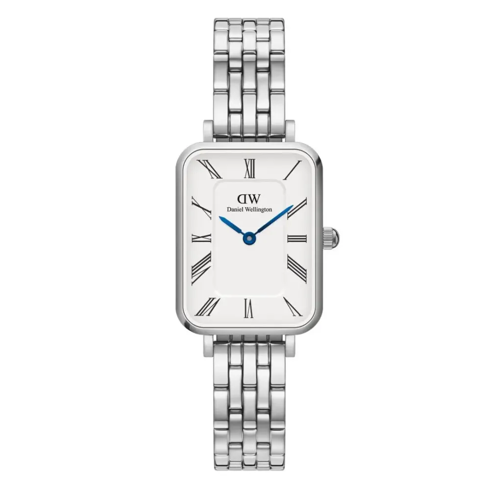 Daniel Wellington ure Daniel Wellington Quadro Roman 20mm DW00100691 | Dame Dameure Med Lænke | Dameure I Stål