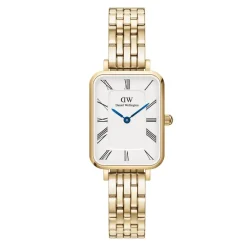 Daniel Wellington ure Daniel Wellington Quadro Roman 20mm DW00100688 | Dame Dameure Med Lænke | Dameure I Gulddouble
