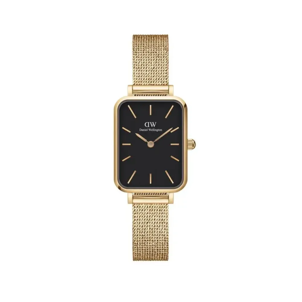 Daniel Wellington ure Daniel Wellington Quadro Evergold DW00100557 | Dame Dameure Med Lænke | Dameure I Gulddouble