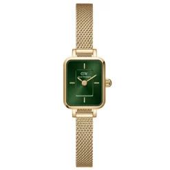 Daniel Wellington ure Daniel Wellington Quadro Mini Evergold DW00100653 | Dame Dameure Med Lænke | Dameure I Gulddouble