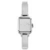 Daniel Wellington ure Daniel Wellington Quadro Mini Mirror 18mm DW00100800 | Dame Dameure Med Lænke | Dameure I Stål