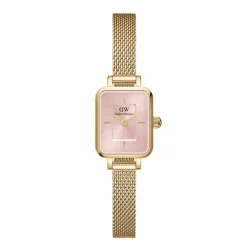 Daniel Wellington ure Daniel Wellington Quadro Mini Evergold DW00100655 | Dame Dameure Med Lænke | Dameure I Gulddouble