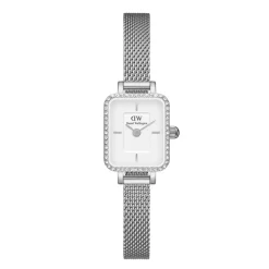 Daniel Wellington ure Daniel Wellington Quadro Mini Lumine Sterling DW00100732 | Dame Dameure Med Lænke | Dameure I Stål