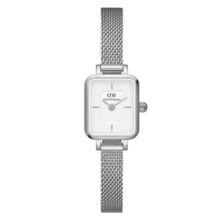 Daniel Wellington ure Daniel Wellington Quadro Mini Sterling DW00100726 | Dame Dameure Med Lænke | Dameure I Stål