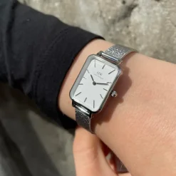 Daniel Wellington ure Daniel Wellington Quadro Sterling DW00100438 | Dame Dameure Med Lænke | Dameure I Stål
