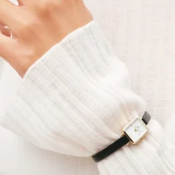 Daniel Wellington ure Daniel Wellington Quadro Mini Sheffield DW00100729 | Dame Dameure Med Rem | Dameure I Gulddouble