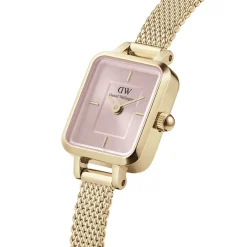 Daniel Wellington ure Daniel Wellington Quadro Mini Evergold DW00100655 | Dame Dameure Med Lænke | Dameure I Gulddouble