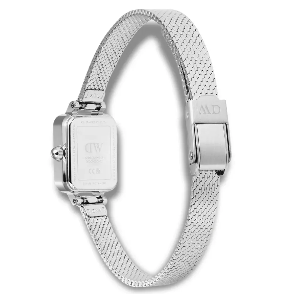 Daniel Wellington ure Daniel Wellington Quadro Mini Mirror 18mm DW00100800 | Dame Dameure Med Lænke | Dameure I Stål
