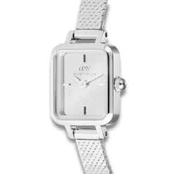 Daniel Wellington ure Daniel Wellington Quadro Mini Mirror 18mm DW00100800 | Dame Dameure Med Lænke | Dameure I Stål