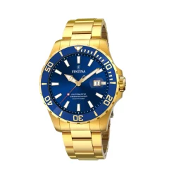 Festina ure Festina Automatic Diver F20533/1 | Herreure Med Lænke | Herreure I Gulddouble