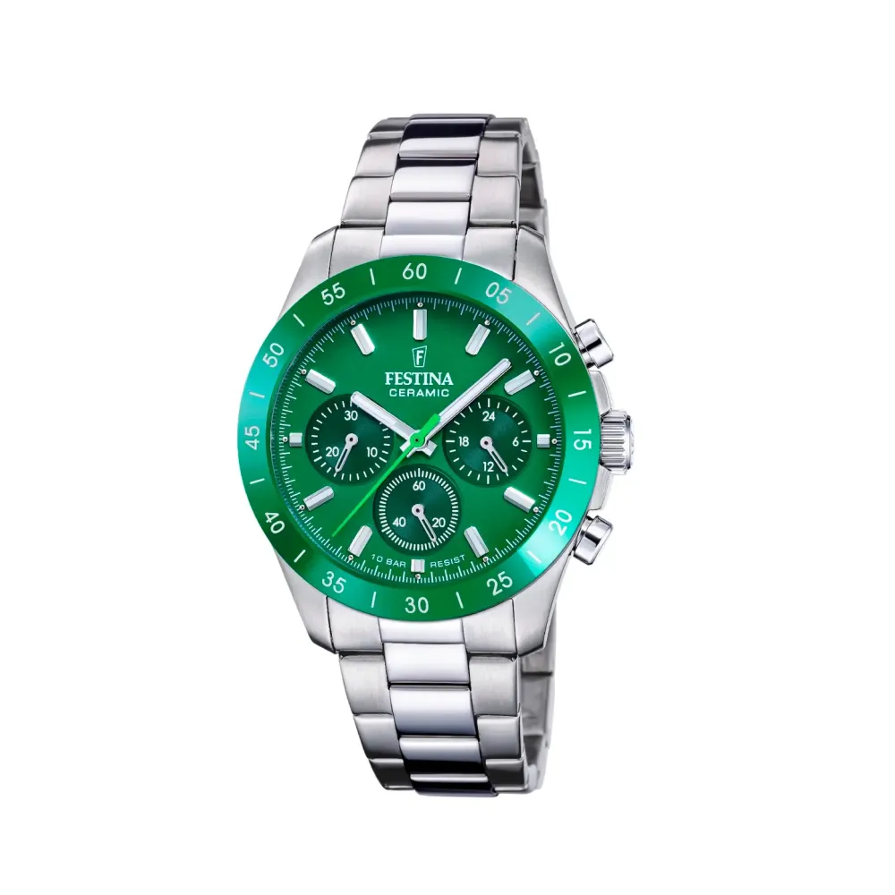 Festina ure Festina Ceramic Chrono F20693/5 | Dame Dameure Med Lænke | Dameure I Stål