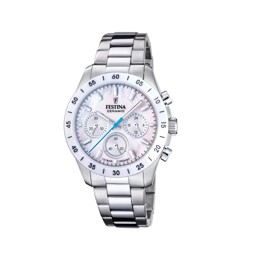 Festina ure Festina Ceramic Chrono F20693/1 | Dame Dameure Med Lænke | Dameure I Stål