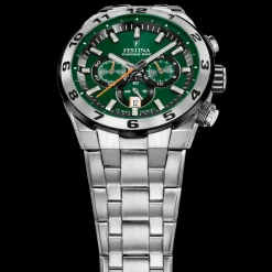 Festina ure Festina Chrono Bike F20670/2 | Herreure I Stål | Herreure Med Lænke