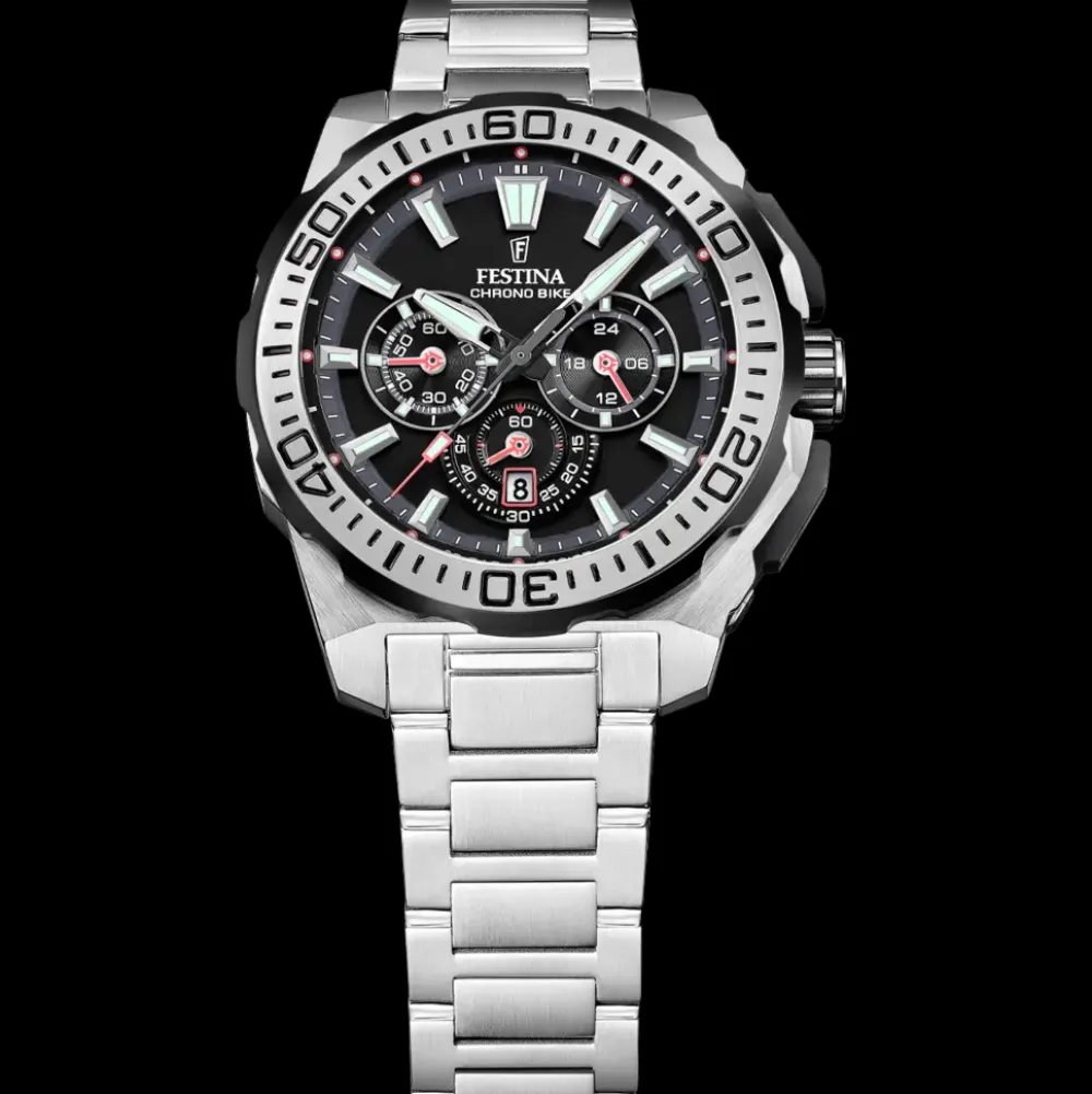 Festina ure Festina Chrono Bike F20724/7 | Herreure Med Lænke | Herreure I Stål
