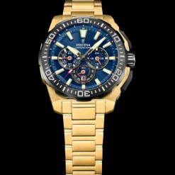 Festina ure Festina Chrono Bike F20727/1 | Herreure Med Lænke | Herreure I Gulddouble