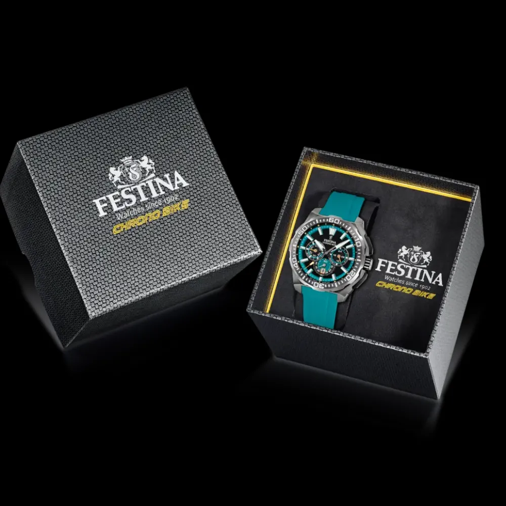 Festina ure Festina Chrono Bike F20725/6 | Herreure Med Rem | Herreure I Stål