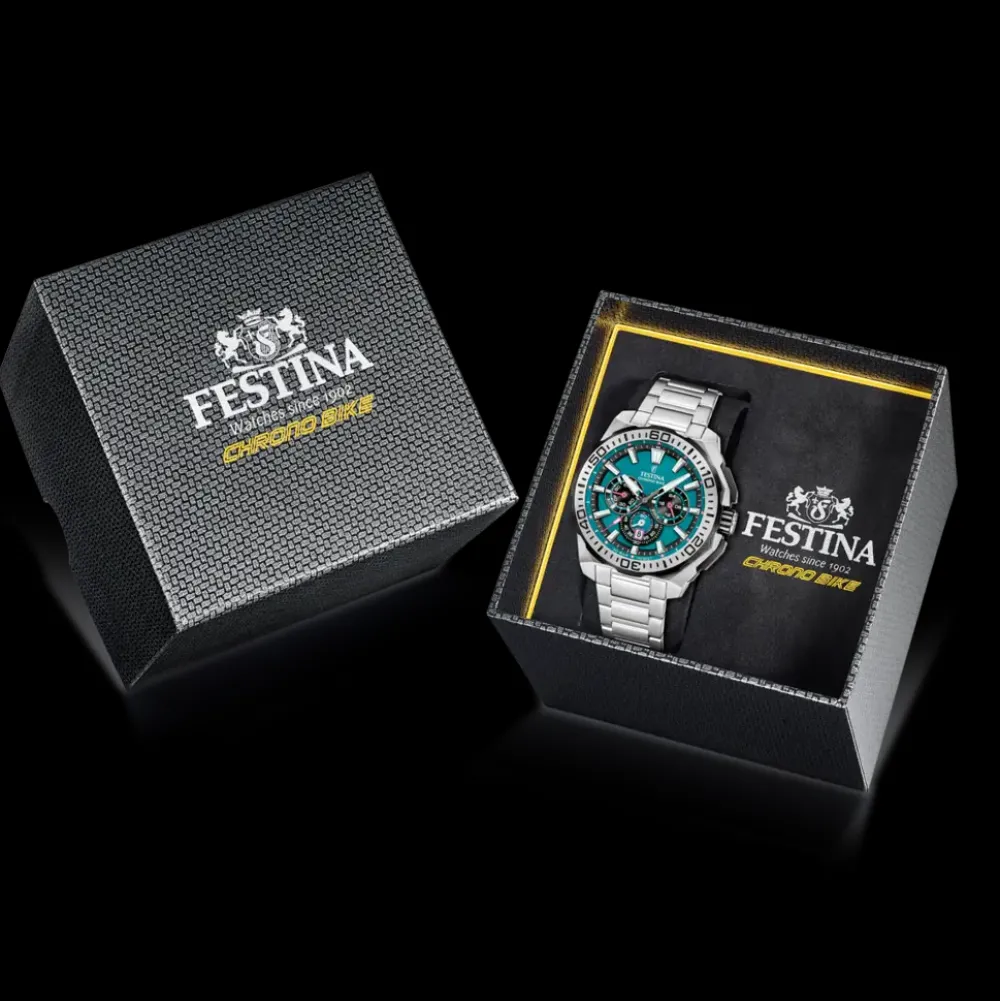 Festina ure Festina Chrono Bike F20724/6 | Herreure Med Lænke | Herreure I Stål