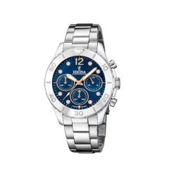 Festina ure Festina Chrono F20603/3 | Dame Dameure Med Lænke | Dameure I Stål