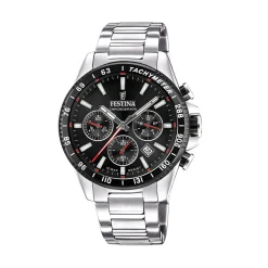 Festina ure Festina Chrono F20560/6 | Herreure I Stål | Herreure Med Lænke