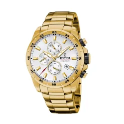 Festina ure Festina Chronograph F20541/1 | Herreure Med Lænke | Herreure I Gulddouble