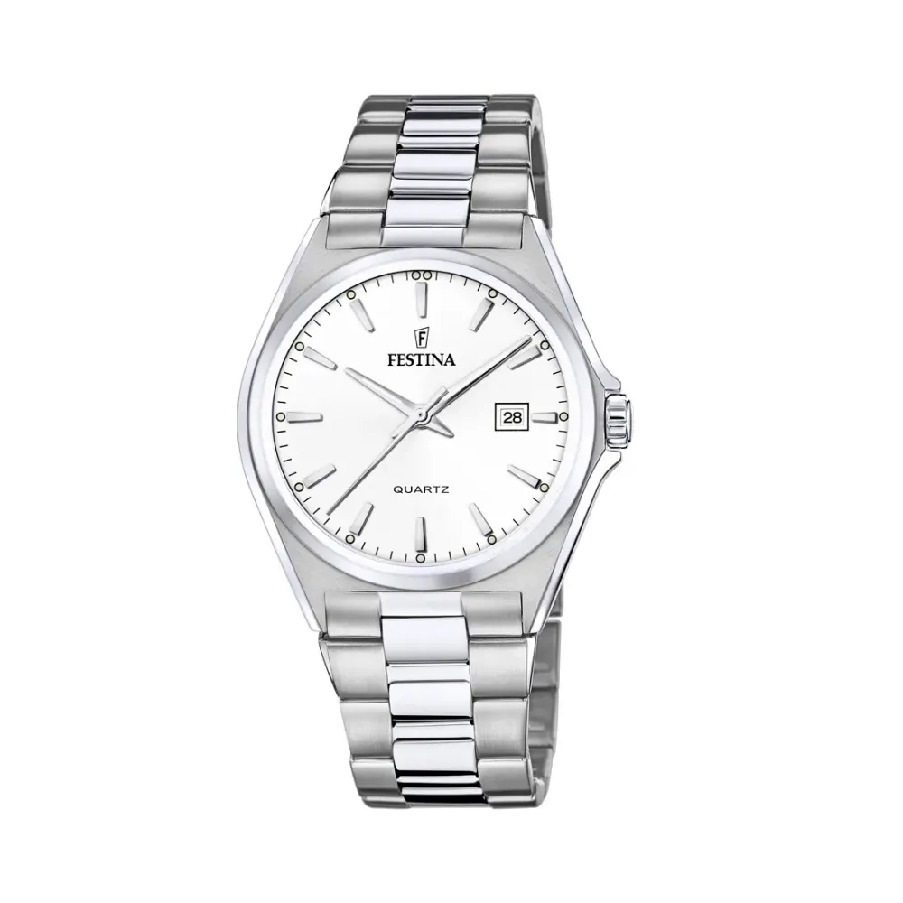 Festina ure Festina Classic F20552/2 | Herreure I Stål | Herreure Med Lænke