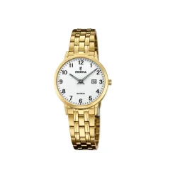Festina ure Festina Classic F20514/1 | Dame Dameure Med Lænke | Dameure I Gulddouble