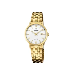 Festina ure Festina Classic F20514/2 | Dame Dameure Med Lænke | Dameure I Gulddouble