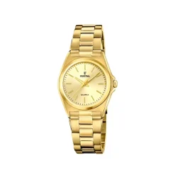 Festina ure Festina Classic F20557/3 | Dame Dameure Med Lænke | Dameure I Gulddouble