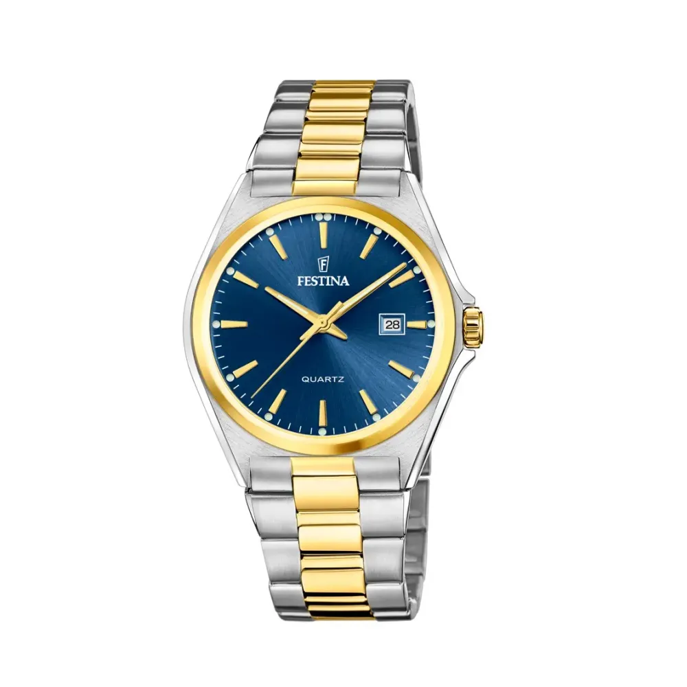Festina ure Festina Classic F20554/4 | Herreure I Bicolor | Herreure Med Lænke