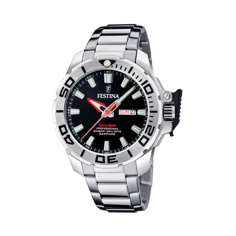 Festina ure Festina Diver F20665/4 | Herreure Med Lænke | Herreure I Stål
