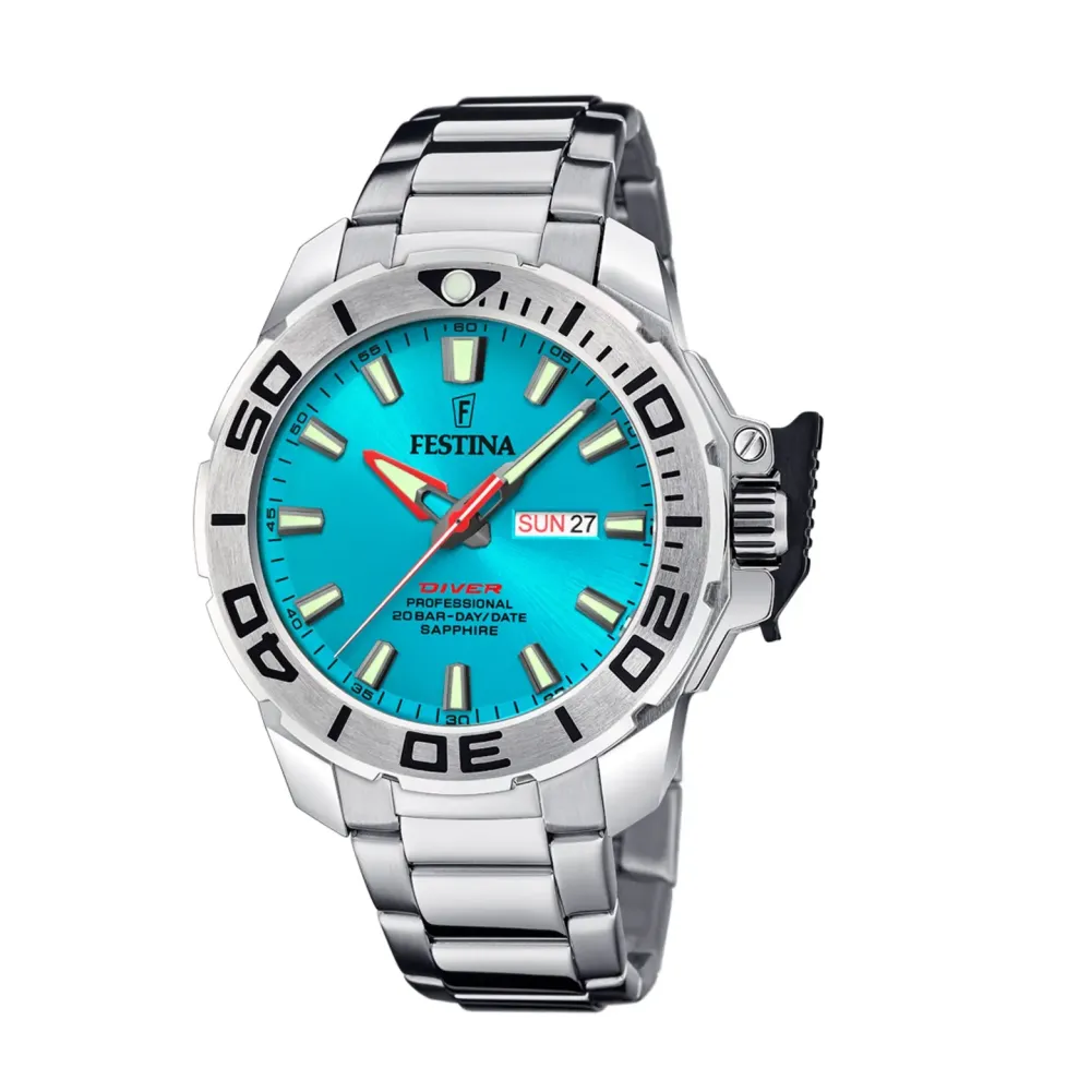 Festina ure Festina Diver F20665/6 | Herreure Med Lænke | Herreure I Stål