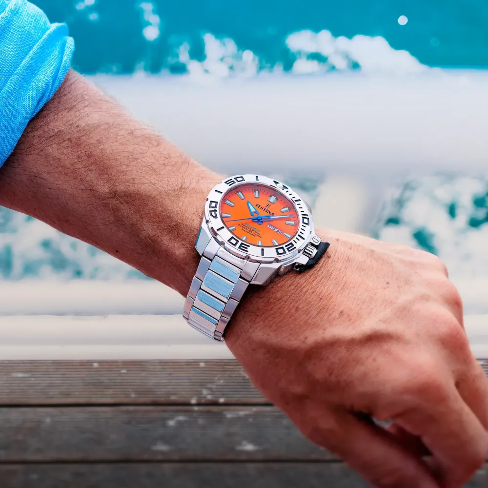 Festina ure Festina Diver F20665/5 | Herreure Med Lænke | Herreure I Stål