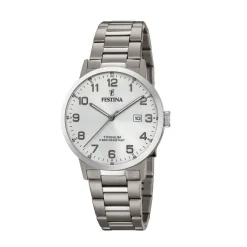Festina ure Festina F20435/1 | Herreure I Titanium | Herreure Med Lænke