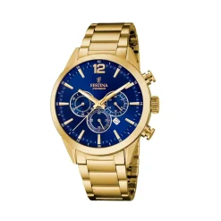 Festina ure Festina F20633/2 | Herreure Med Lænke | Herreure I Gulddouble