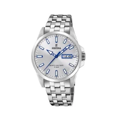 Festina ure Festina F20357/1 | Herreure I Stål | Herreure Med Lænke