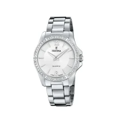 Festina ure Festina Mademoiselle F20593/1 | Dame Dameure Med Lænke | Dameure I Stål