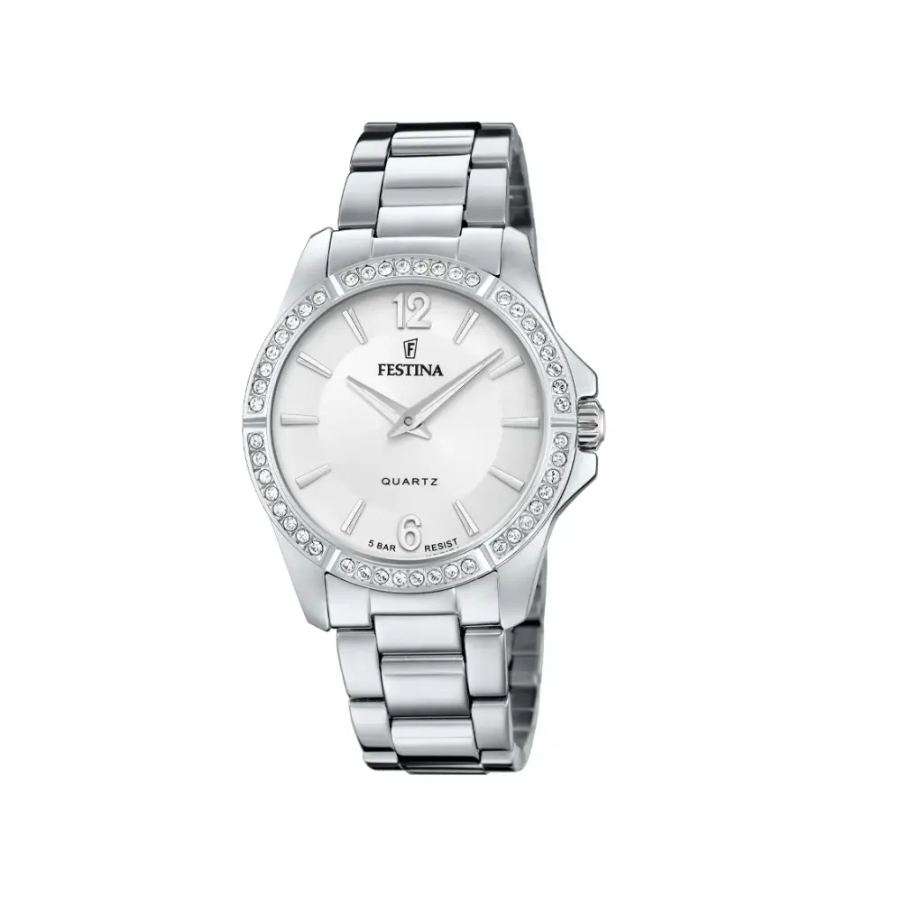Festina ure Festina Mademoiselle F20593/1 | Dame Dameure Med Lænke | Dameure I Stål