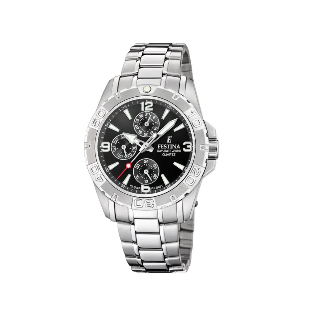 Festina ure Festina Multifunktion F20666/4 | Herreure Med Lænke | Herreure I Stål