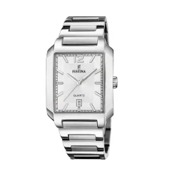 Festina ure Festina On the Square F20677/2 | Herreure Med Lænke | Herreure I Stål
