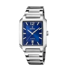 Festina ure Festina On the Square F20677/3 | Herreure Med Lænke | Herreure I Stål