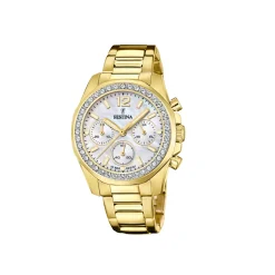 Festina ure Festina Rainbow F20609/1 | Dame Dameure Med Lænke | Dameure I Gulddouble